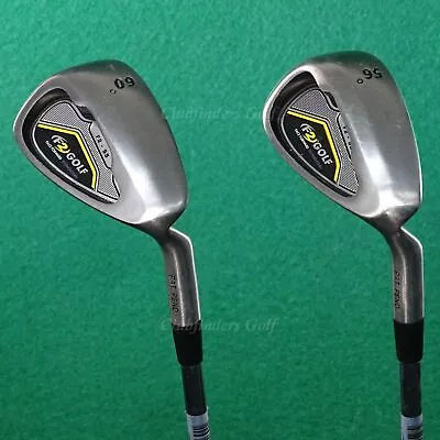 F2 Golf Face Forward F2-SS 56° Sand & 60° Lob Wedges True Temper Steel SET OF 2 • $99.99