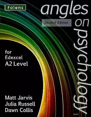 Julia Russell And Matt Jarvis : Angles On Psychology For Edexcel A2 Leve • £3.20