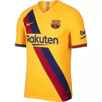 Nike FC Barcelona 2019/20 Vapor Match Away Jersey V-Neck Short Sleeve AJ5256-728 • $69.99
