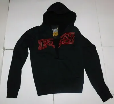 Fox Racing Black Red Sherpa Hoodie Size Small BNWT • $60