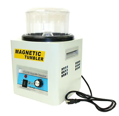 Magnetic Tumbler Jewelry Polisher Machine Finisher 180mm Kt185 Time Control • $186.99