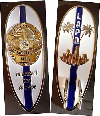 LAPD Challenge Coin Surf Board • $45