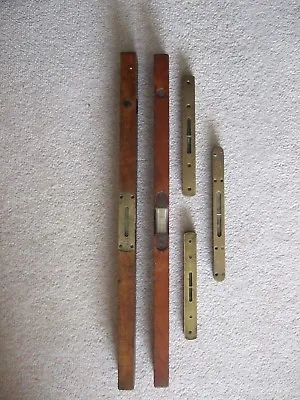 £50 • Buy Selection Of Five Antique Brass And wooden Spirit Levels John Rabone Etc ..