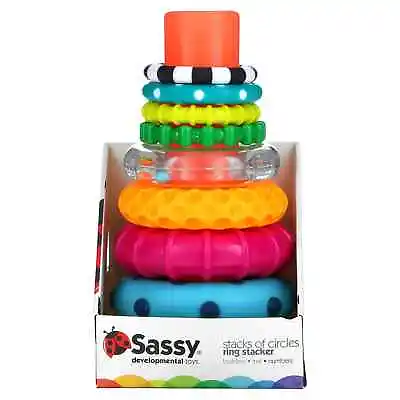Sassy Stack Of Circles Ring Stacker 10 Piece Set • £20.25