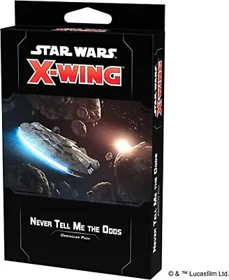 $17.99 • Buy Never Tell Me The Odds Obstacles Pack Star Wars: X-Wing 2.0 FFG NEW