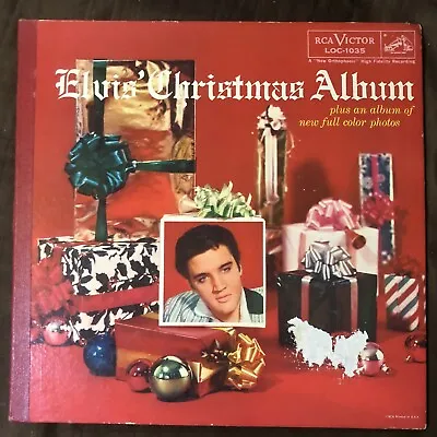 ELVIS PRESLEY Christmas Album -1957 First Press RCA LP 1S/1S W/ Booklet TOP COPY • $274.99