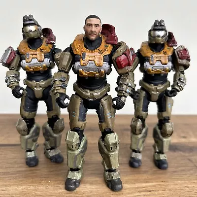 Halo Reach Noble Team Jorge Spartan 6  Action Figures Mcfarlane X3 • £29.99