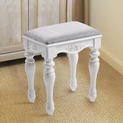 Vanity Dressing Table Stool Soft Makeup Chair Bedroom Soft Seat Piano Stool • £29.95