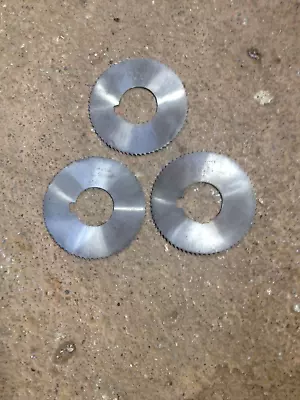 Thurco HSS  HSR Milling Cutter Slitting Saw 2.50- 2.75 X .036 X 1” Lot Of 3 • $9.99