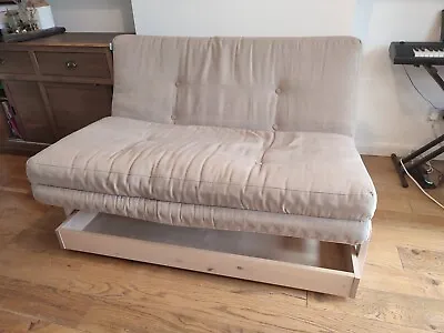 £50 • Buy Futon Company Linear Birch Double Sofa