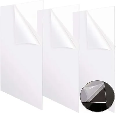 Cut Sizes Acrylic Sheets 3mm 4mm 2mm Perspex Glass Laser Material Bespoke Sizes • £5.14