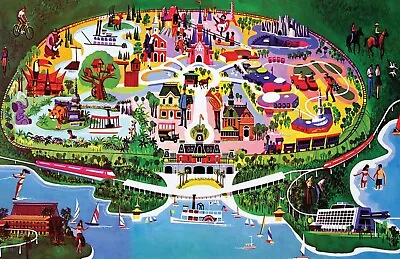 WDW Disney World Magic Kingdom Retro Polynesian Contemporary Tomorrowland Poster • $29.99