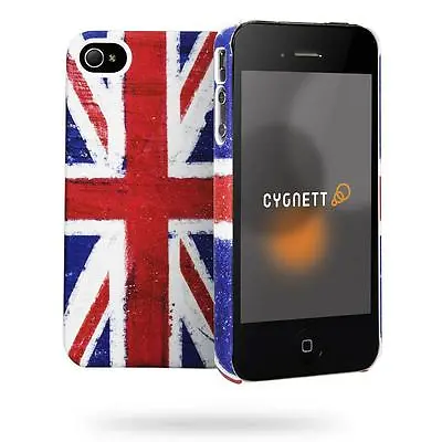 Cygnett Great Britain Union Jack Case/Cover For IPhone 4/4S NEW Soft Feel • £2.95