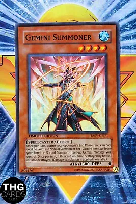 Gemini Summoner TAEV-ENSP1 Limited Edition Super Rare Yugioh Card • £2.69