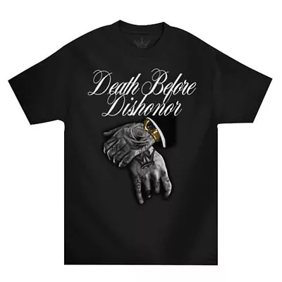 Mafioso Men's Death B4 Dishonor Short Sleeve T Shirt Black Hiphop Crew Tee Cl... • $26.24