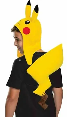 Adult Pokemon Pikachu Costume Accessory Kit Headpiece & Tail NEW • $24.88
