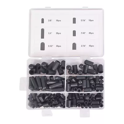 160pc Carburetor And Vacuum Rubber Cap Plug Assortment Kit Intake Vacuum Line • $18.72