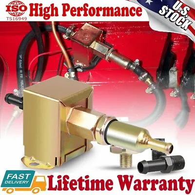 $17.95 • Buy Universal 12V Electric Fuel Pump Facet Style Gas Petrol Diesel Ethanol 4-7 PSI
