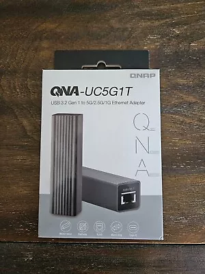 QNAP QNA-UC5G1T USB 3.2 Gen 1 To 5G/1G Ethernet Adapter • $25