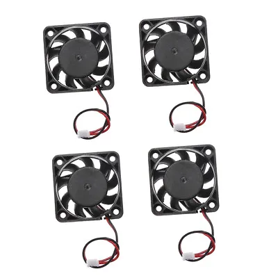 4pieces 12V 2Pin 40mm Mini 4cm Fan Silent Computer Cooler Cooling Fan PC • £6.62