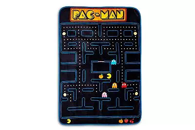 Pac-Man Maze Fleece Throw Blanket | Cozy Lightweight Blanket | 45 X 60 Inches • $39.99