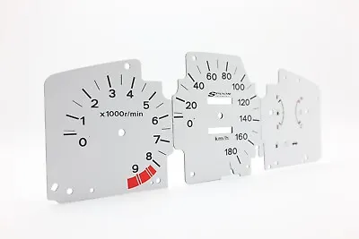 Gauge Faces Overlay Kit Spoon Style For JDM Honda Civic Eg Ej 92-95 • $80