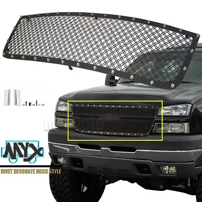 Fits 2006 Chevy Silverado 1500/05-06 2500/3500 Rivet Mesh Grille Dual Wire Grill • $133.25