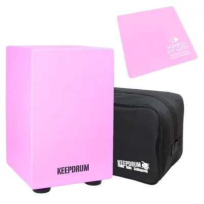 Keepdrum Junior Cajon Pink + Bag + Seat Pad Pink • £48.11