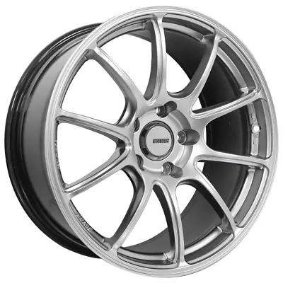 18x8.5  Flow Formed Bavar Racing BVR02 Hyper Black(5x120/114/112 +35/38m) (P16) • $699