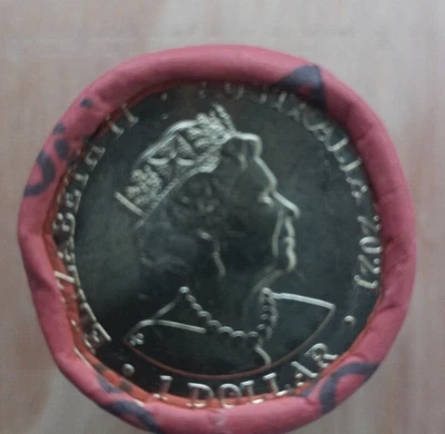 $20 • Buy 2021 $1 Dollar Mint Roll. This Roll Has The Queens Effigy At Both Ends...