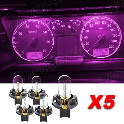 Gauge Cluster LED Dashboard Bulbs Kit Pink Purple For Mercedes Benz 77-85 W123 • $12.99