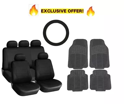 Car Floor Mat +car Sit Cover +wheel Cover For All Volkswagen Models High Quality • $139