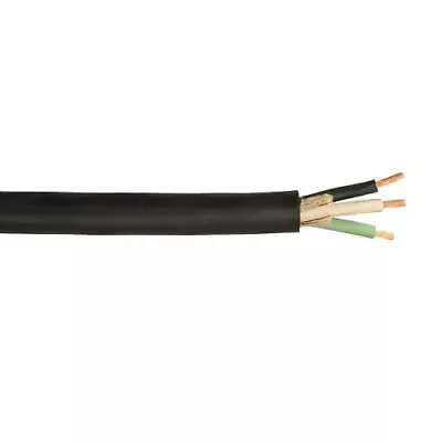 100' 6/3 SOOW Portable Power Cable Flexible CPE Jacket Black 600V • $435