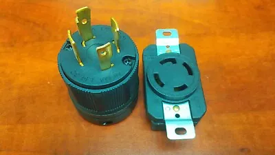 $12.38 • Buy NEMA L14-30R L14-30P 30A 125/250V Plug Connector For Generator Cord Assembly 584