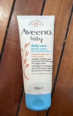 Aveeno Baby Daily Care Barrier Nappy Cream 100ml • £5.36