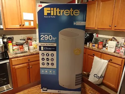 3M FAP-T02WA-G1 Filtrete White 290 Sq. Ft. Coverage Area HEPA Air Purifier READ • $115