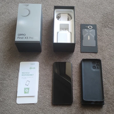 $590 • Buy OPPO Find X3 Pro 5G 256GB Like New - Black - 5 Months Oppo Warranty Remaining