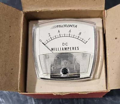 Vintage NOS Micronta 0-1 Ma DC Panel Meter In Original Box • $14.87