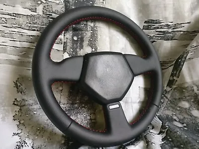 Volvo ROMA MOMO Steering Wheel Reupholstered 240 740 940 • $800