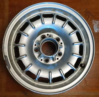 Mercedes W126 W123 14  Bundt Wheel 6Jx14H2 Alloy OEM Original 300D 300TD 6  Wide • $89.99