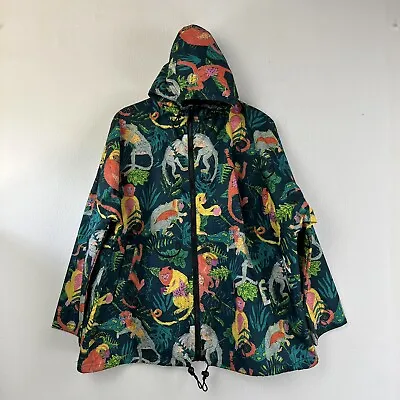 $159 • Buy GORMAN Green Jungle Monkey Magic Full Zip Hooded Raincoat Jacket M/L