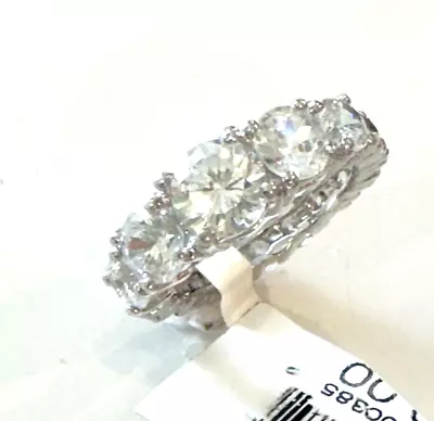 Charles Winston 925 Sterling Silver Ring Full Coverage Brilliant Cubic Zirconias • $54