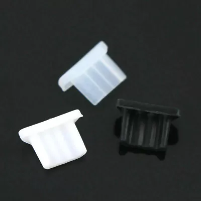 3x Micro-USB Port Anti-Dust Waterproof Plug Cover Stopper Silicone Universal • £4