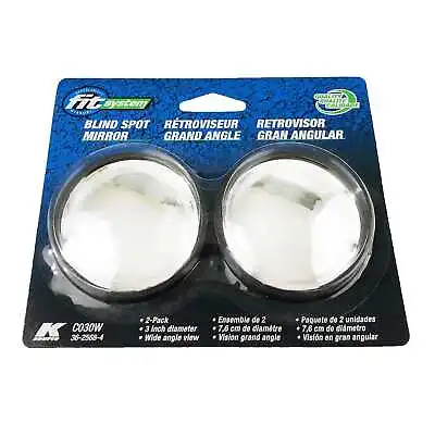 K Source C030W 3  Round Convex Blind Spot Mirrors 2 Pcs • $6.39