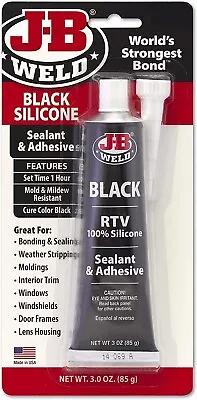 $16.95 • Buy JB Weld Ultimate Black Silicone Gasket Maker And Sealant 85gr J-B 32329 Auto
