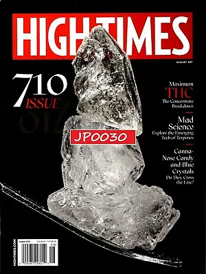 High Times Magazine August 2021 710 Issue Brand New/Sealed • $8.50