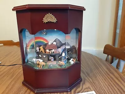 RARE NOAH'S ARC Music Box With 3 Discs Lighted • $35