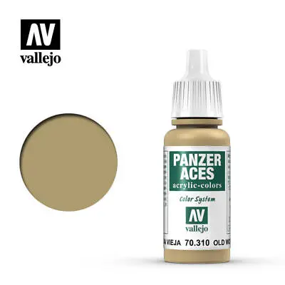 Vallejo Panzer Aces Paints Acrylic Brush Colours 70.301 To 348 Spray 17ml Bottle • £3.70