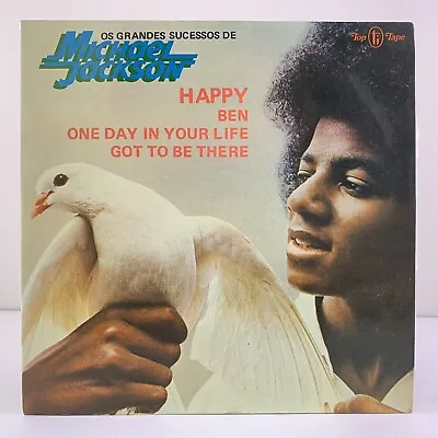 Michael Jackson Happy/Ben + 2 Track Ep Vinyl 7” Brazil Top Tape 1976 Rare EX/EX • $55