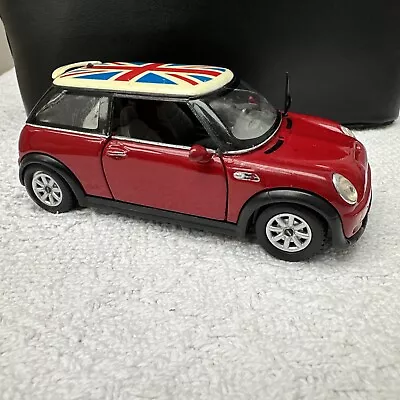 Kinsmart Mini Cooper S 1/28 Scale Model Red Used Condition  • $12.32